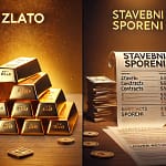 Zlato nebo stavební spoření: Kdo vítězí ve spoření na budoucnost? Zlato nebo stavební spoření? Do čeho se vyplatí odkládat si své peníze či investovat?