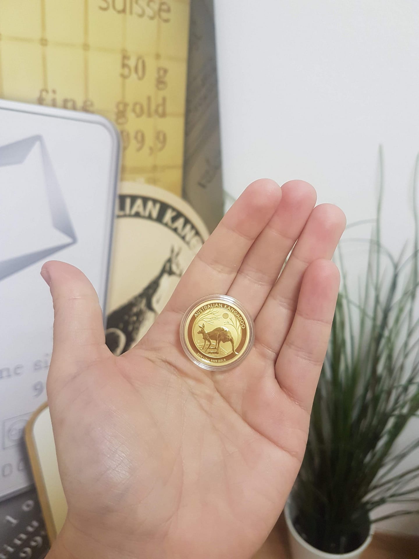 Komoditní účet Zlatá mince klokan na dlani díky investování do komoditní účet od Golden Gate CZ a.s.